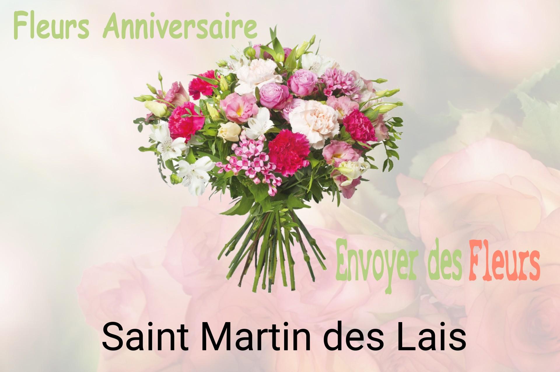 Bouquet de fleurs d’anniversaire livré à Saint-Martin-des-Lais
