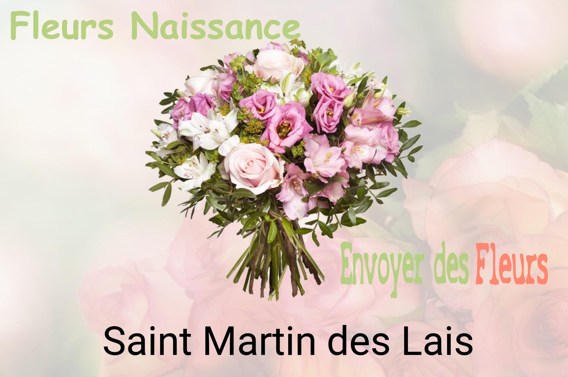 Bouquet de fleurs de naissance livré à Saint-Martin-des-Lais